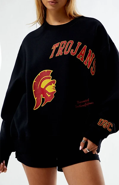 WILD COLLECTIVE x Pacsun USC Trojans Crew Neck Oversized Sweatshirt