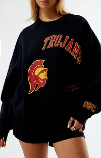WILD COLLECTIVE x Pacsun USC Trojans Crew Neck Oversized Sweatshirt