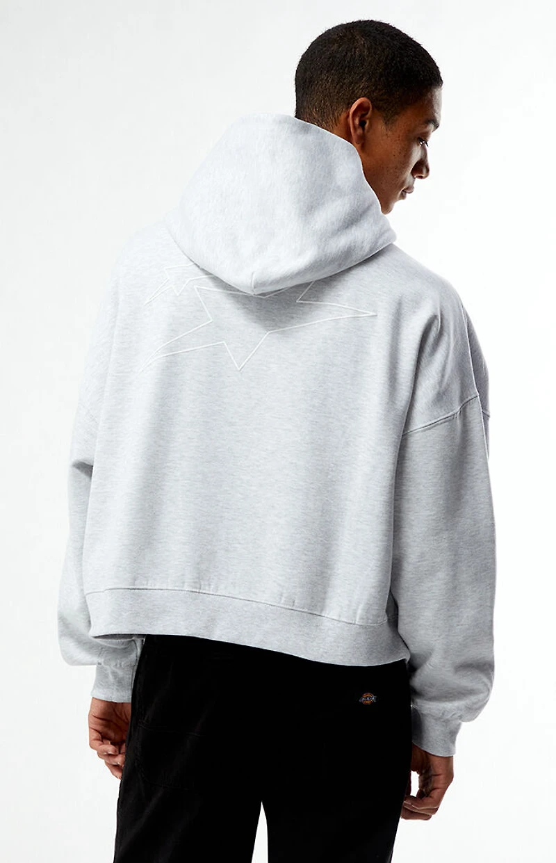 Pacsun Arcadia Puff Graphics Cropped Hoodie