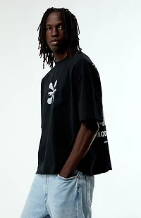 Pacsun Black Modern Archive Cropped Boxy T-Shirt