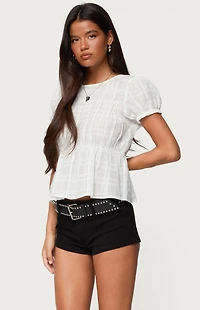 Edikted Maricella Gathered Tiered Top