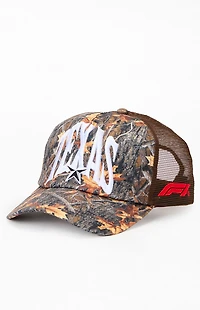 Formula 1 x Pacsun United States Grand Prix 2025 Austin Texas Camo Trucker Hat