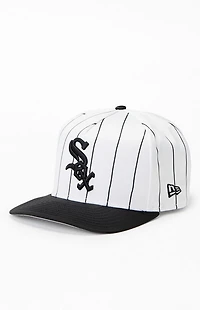 New Era Chicago White Sox 9FIFTY Satin Pinstripe Snapback Hat