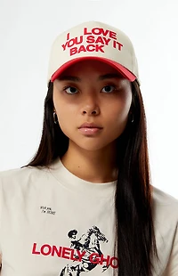 LONELY GHOST I Love You Say It Back Snapback Hat