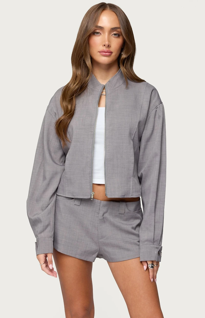 Edikted Roshelle High Neck Jacket