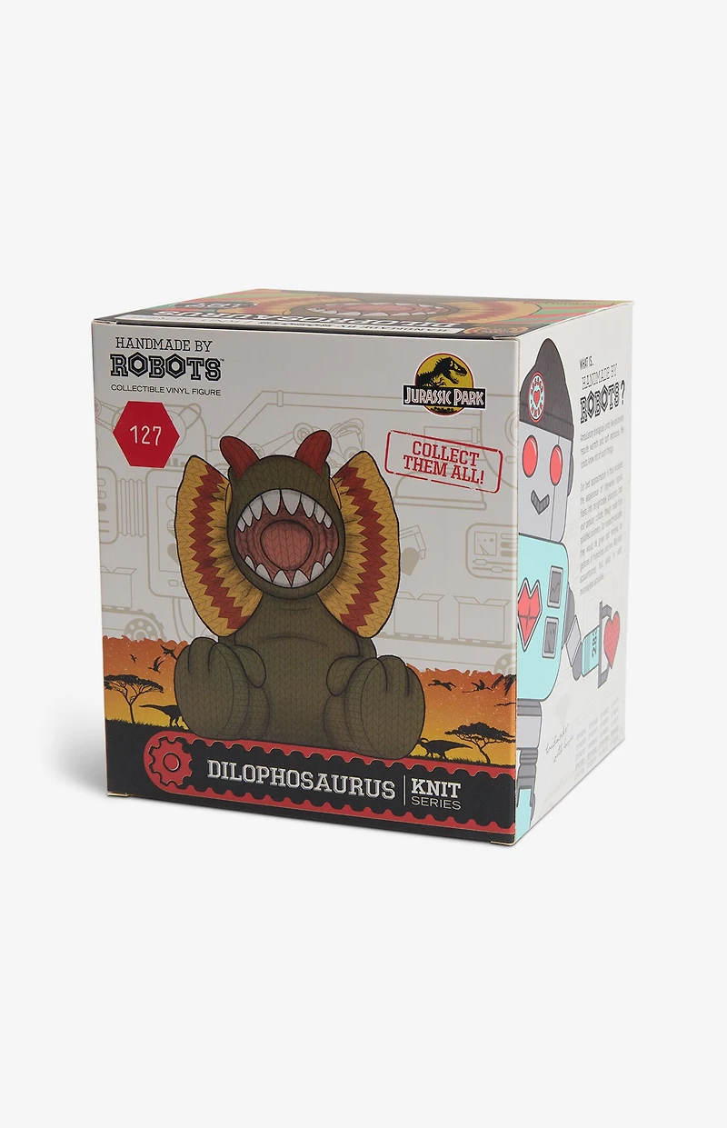 Jurassic World Dilophosaurus 127 Knit Series Vinyl Figure