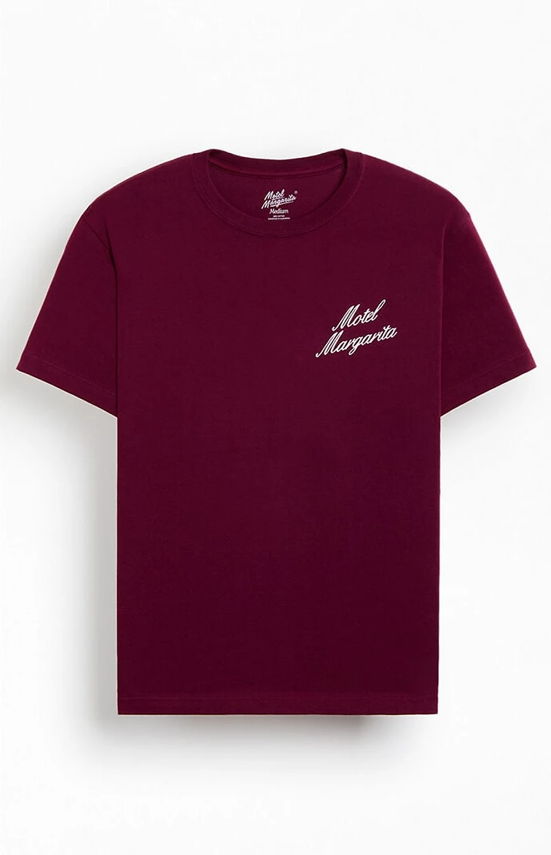 Motel Margarita Aspire To Retire Circle T-Shirt