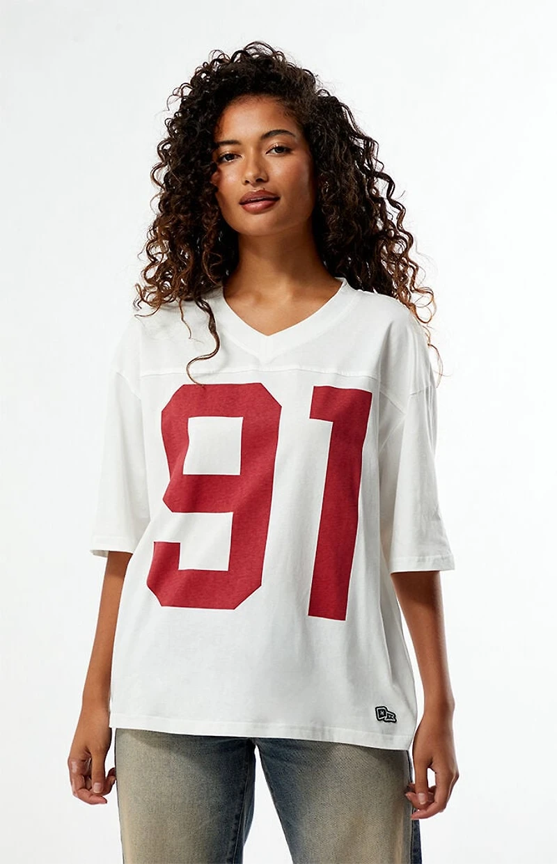 HYPE & VICE Stanford Cardinal Football Oversized T-Shirt