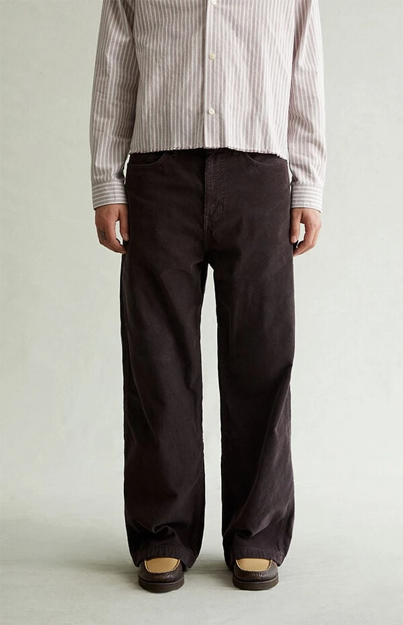 Pacsun Blake Extreme Baggy Pants Corduroy Carpenter Brown