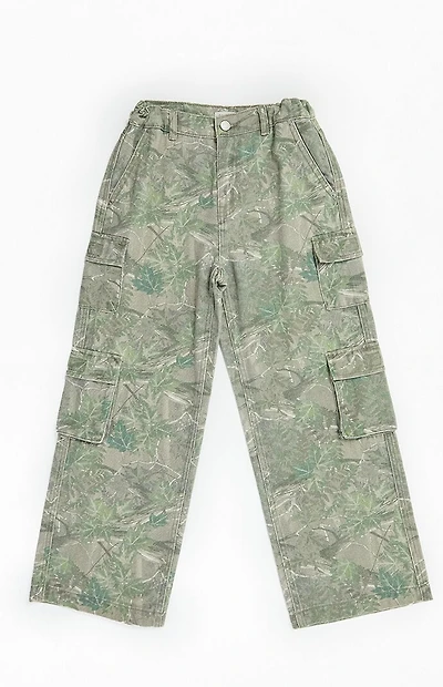 Pacsun Kids Camo Baggy Cargo Jeans