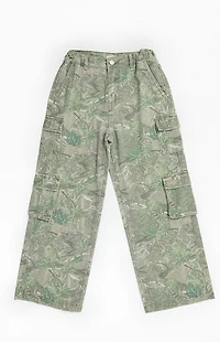 Pacsun Kids Camo Baggy Cargo Jeans