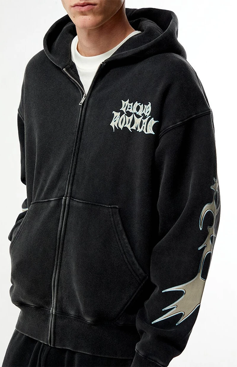 RODMAN BRAND Metal Angel Full Zip Hoodie