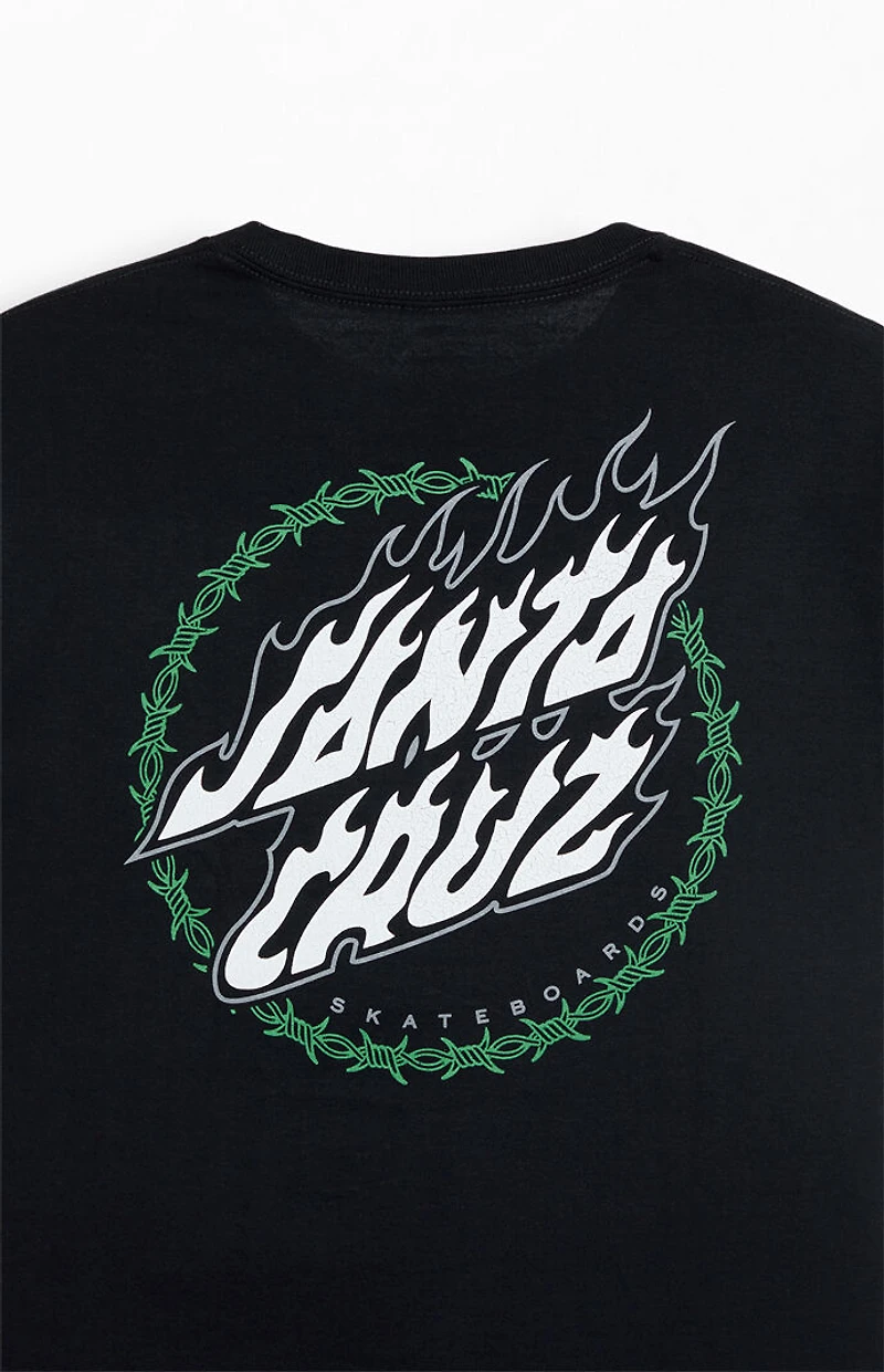 Santa Cruz Wired Flame Dot Crackle T-Shirt