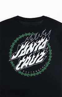 Santa Cruz Wired Flame Dot Crackle T-Shirt