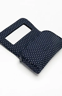 John Galt Polka Dot Makeup Bag