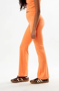 PAC 1980 Kids WHISPER Active Melon Crossover Flare Yoga Pants