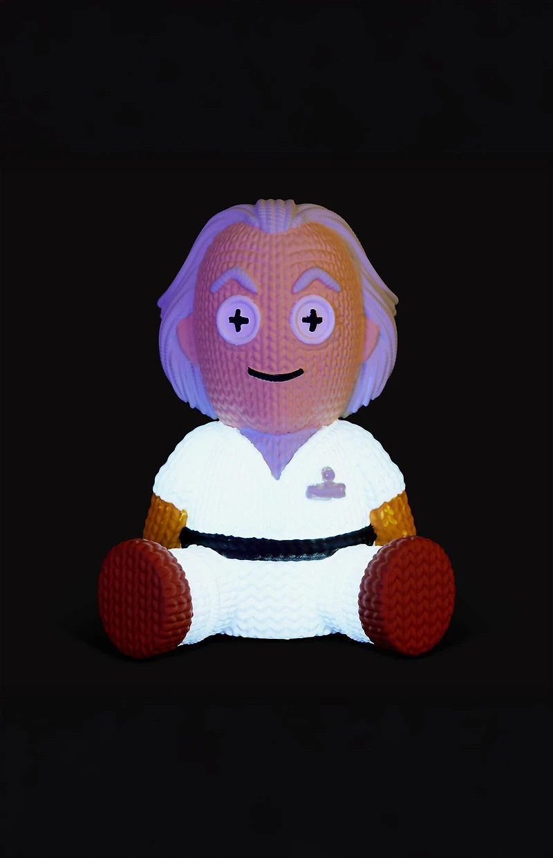 Back to the Future Glow In The Dark Dr. Emmett Brown 153 Knit Series Vinyl Figure