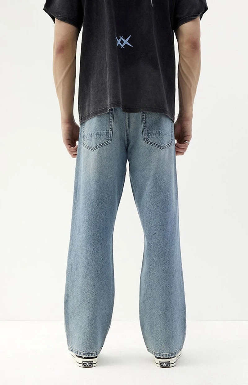 Pacsun Dylan Baggy Jeans Panel Medium Blue