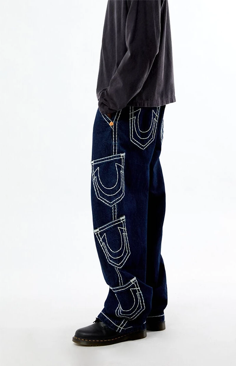 True Religion Super T Baggy Jeans