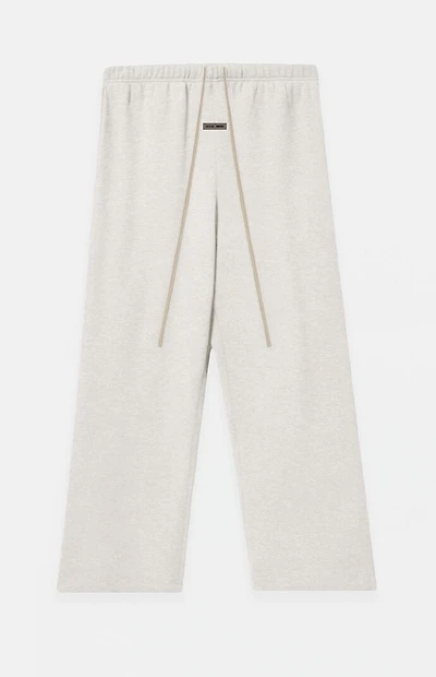 Fear of God ESSENTIALS Heather Oatmeal Fleece Flare Sweatpants