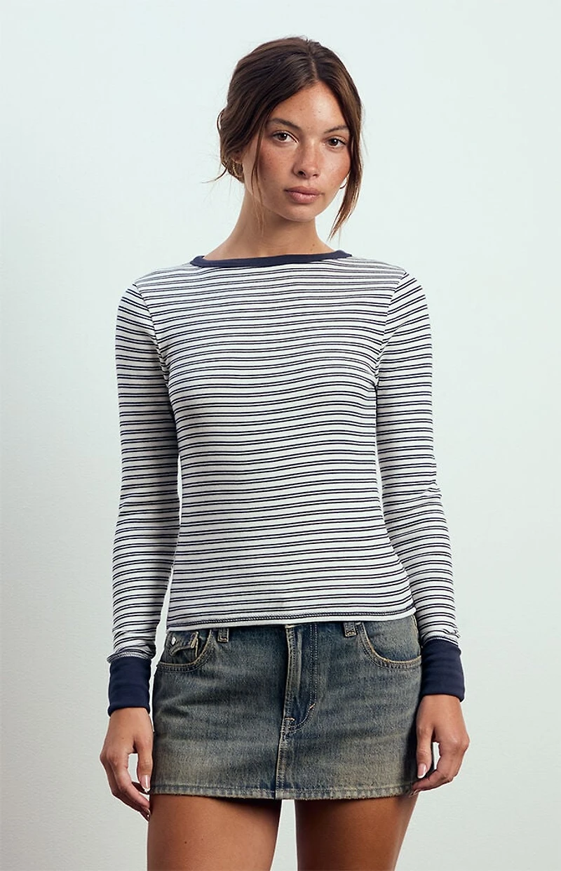 Beverly and Beck Kelsey Thermal Cuff Long Sleeve Top