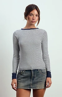Beverly and Beck Kelsey Thermal Cuff Long Sleeve Top