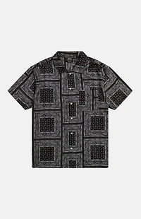 WeSC America Inc Black Bandana Camp Shirt