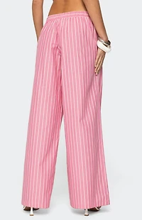 Edikted Maggy Striped Wide Leg Pants