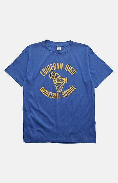 PS VINTAGE 90s Lutheran High Basketball School Graphic T-Shirt