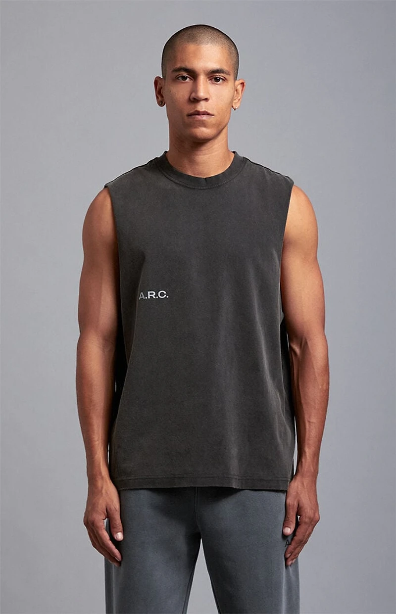 A.R.C. Vintage Wash Comfort Cut Off Muscle T-Shirt