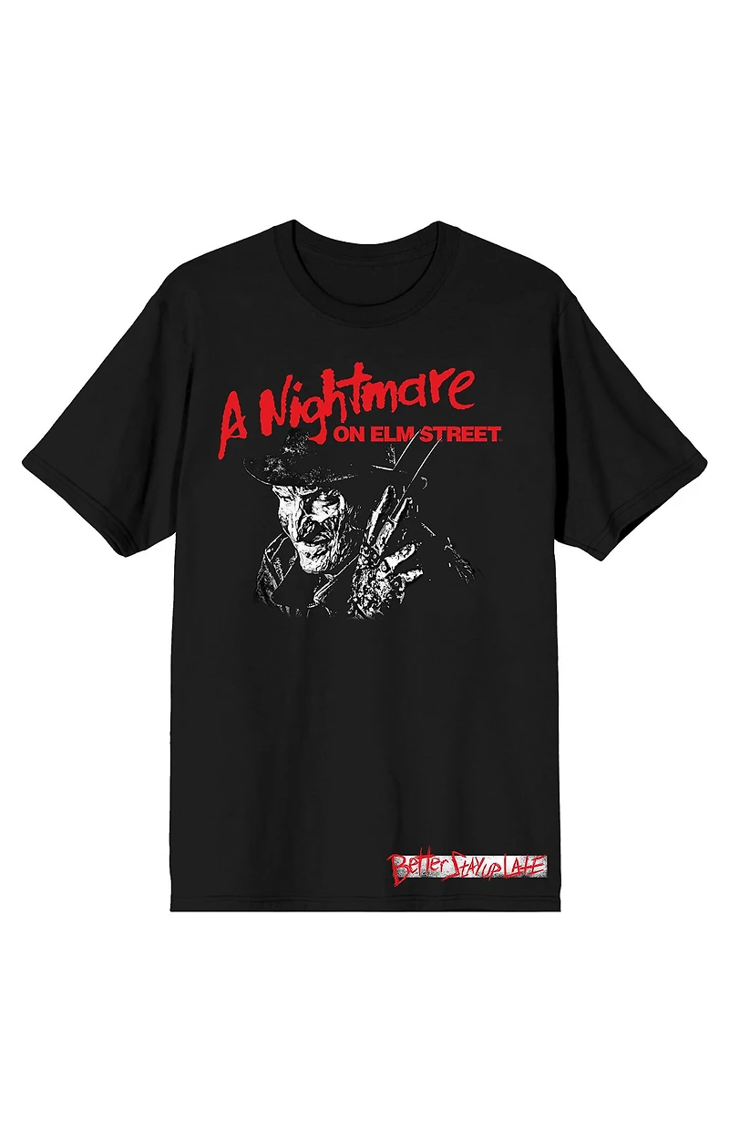 Nightmare On Elm Street Better Stay Up Late T-Shirt