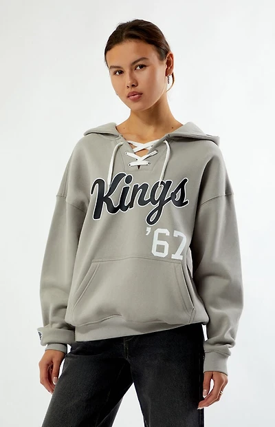 WILD COLLECTIVE x NHL Los Angeles Kings Lace-Up Hoodie