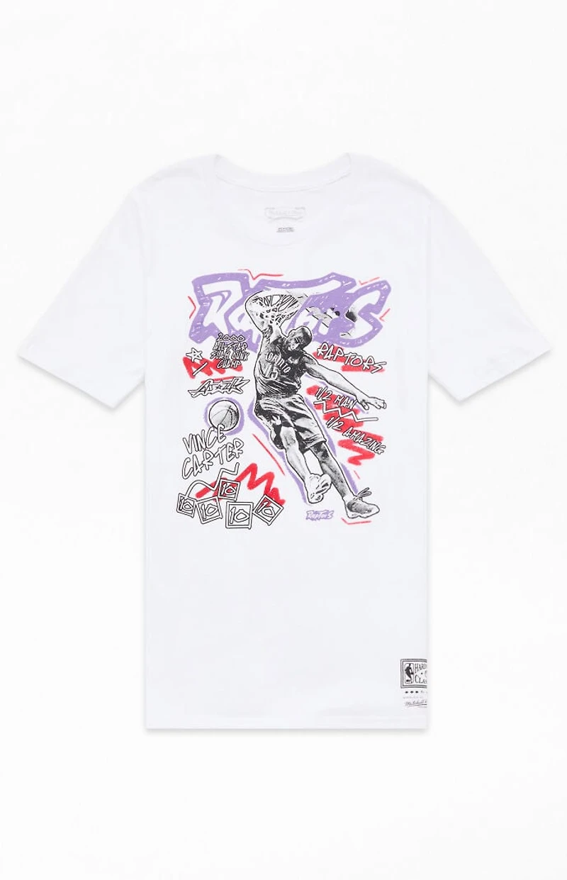 Mitchell & Ness Kids NBA Chalked Up Raptors Vince Carter T-Shirt