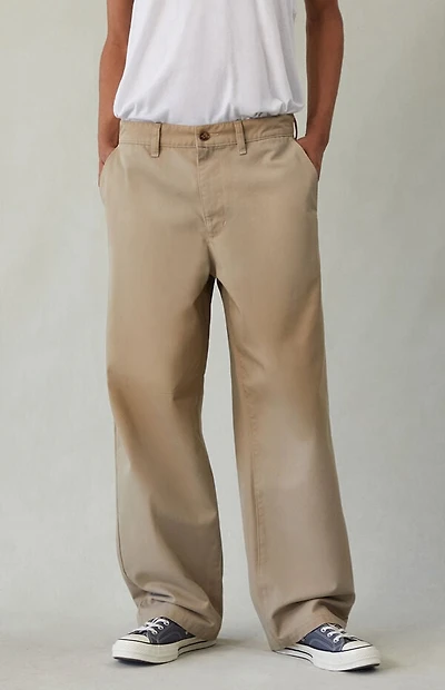 Pacsun Chino Pants Baggy Khaki Pigment