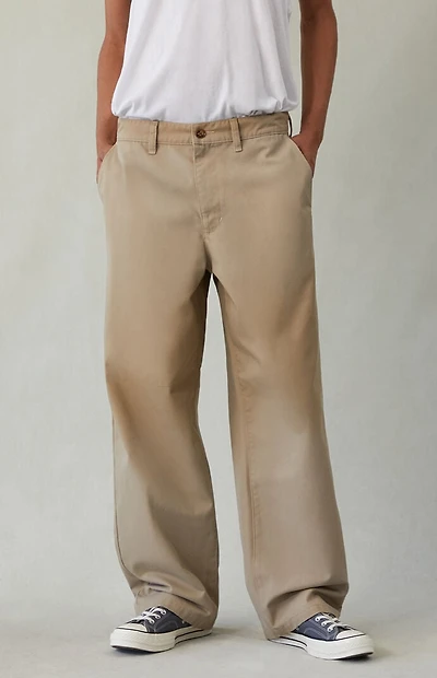 Pacsun Chino Pants Baggy Khaki Pigment