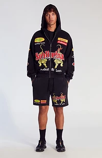 Pacsun Subliminal Fleece Volley Sweat Shorts