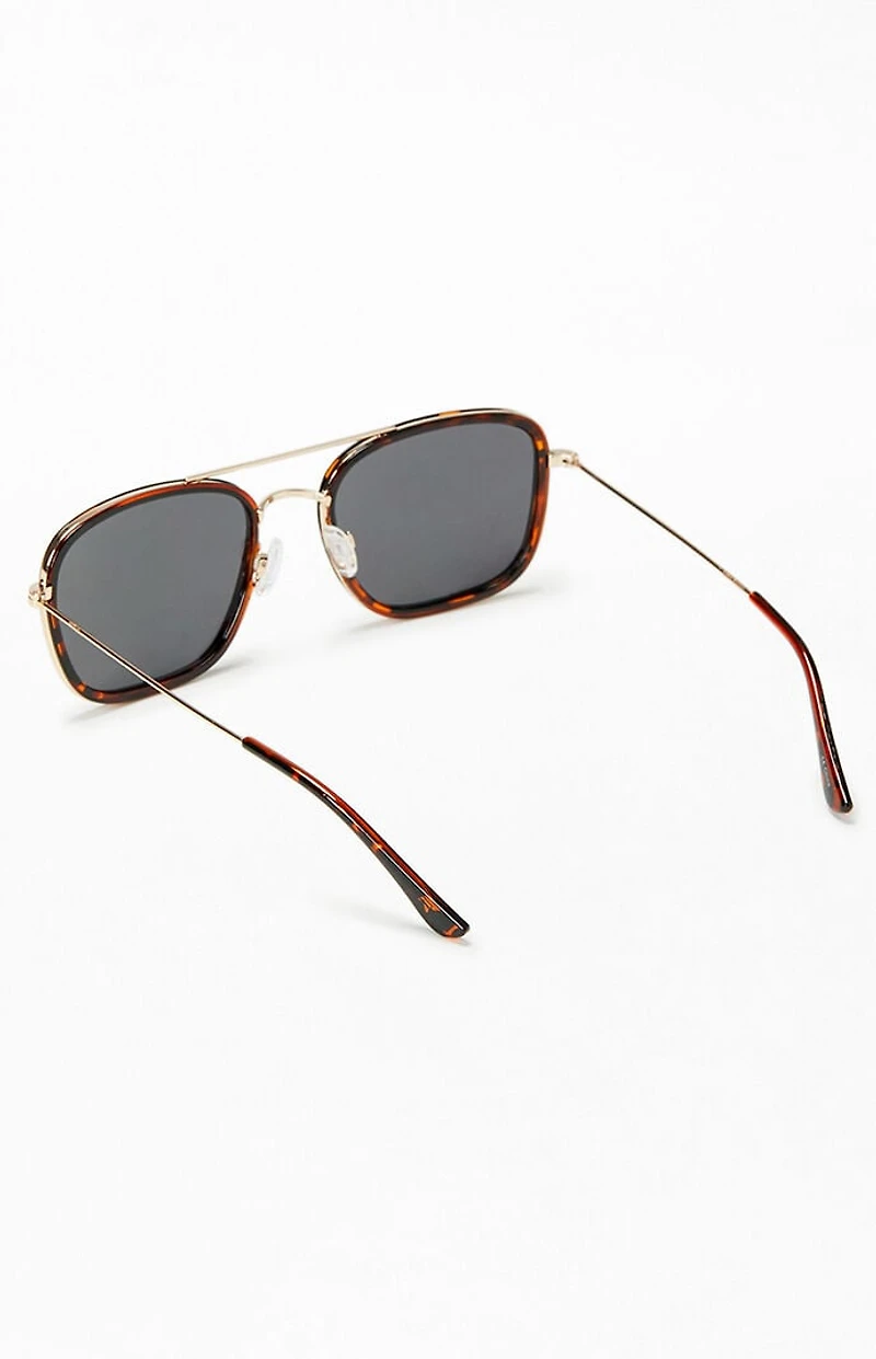 Pacsun Square Metal Frame Sunglasses