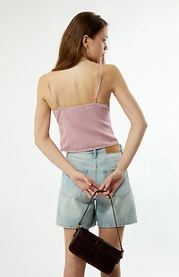 Your Favorite Embroidered Babydoll Tank Top