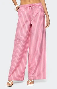 Edikted Maggy Striped Wide Leg Pants