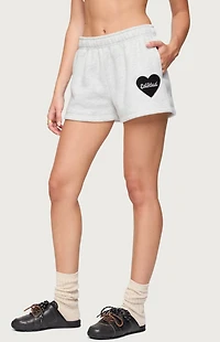 Edikted Big Love Sweat Shorts