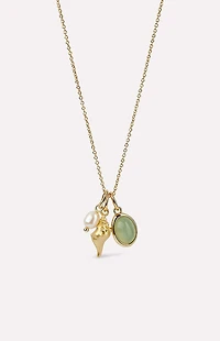 Ana Luisa Ocean Gold Charm Necklace