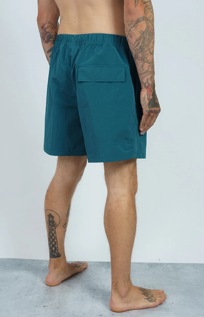 LOST Shimmer Atlantic Blue Swim Trunks