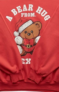 PS VINTAGE '90s Bear Hug From Texas Crew Neck Sweatshirt