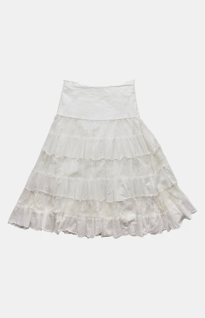 PS VINTAGE 2000s Lace Midi Skirt