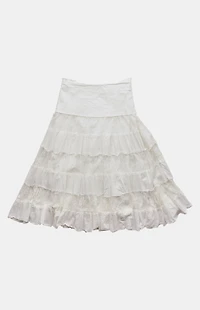 PS VINTAGE 2000s Lace Midi Skirt