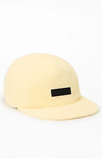 Fear of God ESSENTIALS Garden Yellow Sherpa Fleece Baseball Hat