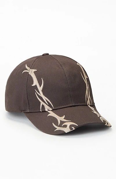 Pacsun Charcoal Ascend Tribal 1 Snapback Hat