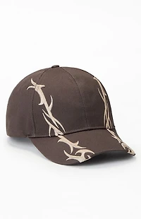 Pacsun Charcoal Ascend Tribal 1 Snapback Hat