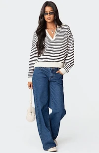 Edikted Copenhagen Oversized Striped Sweater