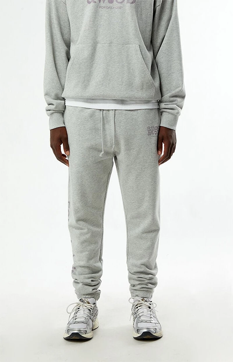 Bricks & Wood For Daily Use Core Logo Sweatpants
